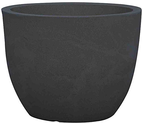 Siena Garden Gefäß Bristol schwarz Granit Ø 40x30,7 cm