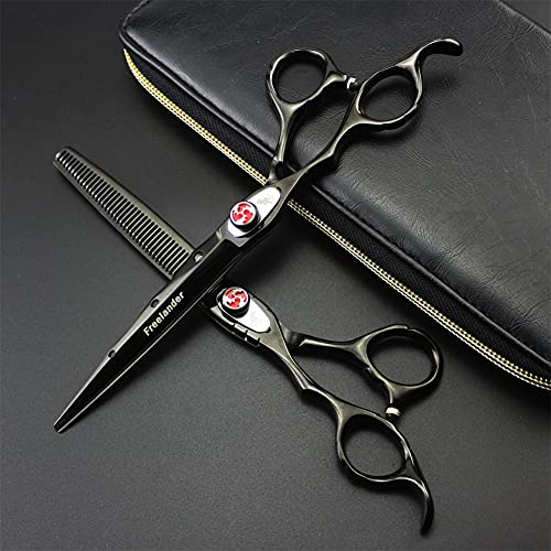 XJST 7,0-Zoll-Linke Linke Friseur-Schere-Set, Haarschnitt Bart Trimmen, Die Pflegeschere, Für Friseur, Salon, Zuhause, Leicht Und Scharf
