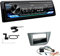 JVC KD-X482DBT 1-DIN Autoradio Media Receiver Digitalradio DAB+ Bluetooth Amazon Alexa USB Einbauset passend für Seat Leon 2005-2009 anthrazit