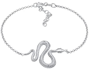 Elli Armband Damen Schlange Symbol Trend 925 Silber