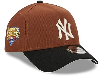 New Era MLB Harvest Cap Baseball Sidepatch Snapback Teamlogo A-Frame Kappe Basecap braun schwarz