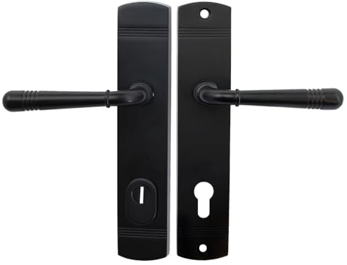 Haustür Schutzbeschlag 2316 Helena LS Schwarz HS 92 mm Dr-Dr