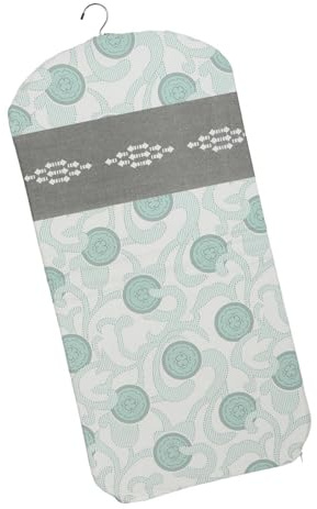 SiaBiced Planche à Repasser Suspendue pour Vêtements, Tapis de Repassage Anti-vapeur, Résistant à L'eau et Aux Rides, pour Salle de Couture et Ménage, Vert blanc