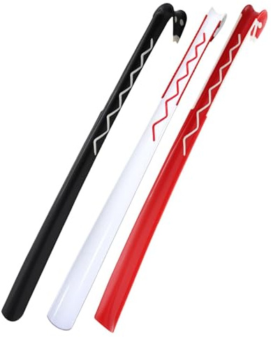 Derwrtup 3 Stück Schuhlöffel Lang 60 Cm - Lange Schuhanziehhilfe - Rückenschonender Schuh Löffel In Premium Qualität - Schuhanzieher Sehr Stabil Mit Ergonomischer Form