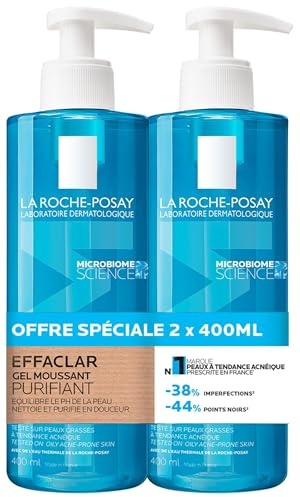 La Roche Posay Effaclar Purifying Foaming Gel Set – 2 x 400 ml