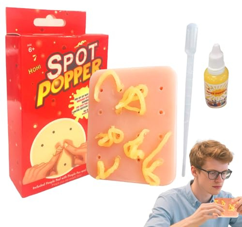 WJnflQN Pimple Popper Fidget Toy, Kleines Drück-Spielzeug, Für Kinder Jugendliche Erwachsene Tragbares Knautschwerkzeug
