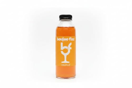 Boujee Fizz Orange Syrup 500ml – Premium Orange Cocktail Syrup & Mixer, Alcohol-Free Concentrated Drink Syrup for Cocktails, Mocktails, Spritz, Soda, Iced Tea, Smoothies, Milkshakes & Slush