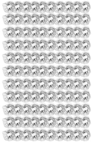 Nylon Mesh Haarnetz, Sicherheitssicherung für Lebensmittelzubereitung, 100 Teile, vielseitige Haarabdeckungen, atmungsaktive Mesh -Haarnetze, Hygiene, für Lebensmittelservice, Arbeit, Arbeit