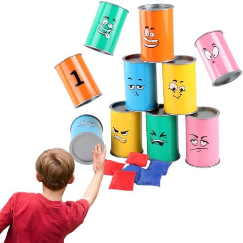 Juego De Lanzar Bolsas De Frijoles Genérico - Juego De Lanzar Cajas Carnaval | Actividad Divertida Interactiva para Familia Jardín Playa Camping Exterior Casa