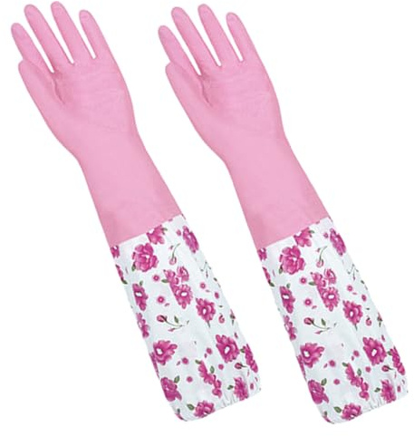 VOSAREA Thickened Dishwashing Gloves for Cleaning Winter Kitchen Use Household Gloves for Dish Washing and Kitchen Cleaning Tasks
