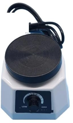 Vibrateur for plâtre dentaire, petite table vibrante ronde à vitesse réglable for plâtre, équipement de plâtrerie(220V)