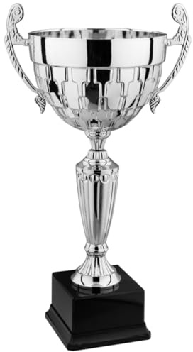 Generico Coppa Trofeo Personalizzabile Grande in Metallo Varie Misure Calcio, Fantacalcio, Tennis, Padel, Basket Premiazioni Sportive ed Eventi con Targhetta Personalizzata cod 7.561