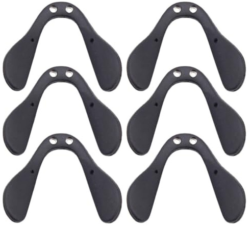 6pcs Comfortable Eyeglasses Nose Pads Non-slip Glasses Replacement Cushions for Sunglasses and Optical Frames Soft Nosepads for Eyewear Support and Anti-skid Fit