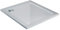 Piatto Doccia Slim 80x80x4 cm Quadrato Acrilico Bordato Bianco Lucido mod. Flower