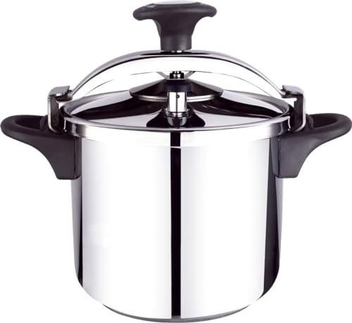 Bastilipo - Olla a presión de acero inoxidable de 10 litros, acero 18/10, Express Clásica 10
