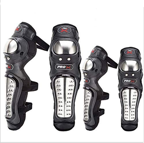 MOTO Motocross Enduro Knieschützer und Knieschoner aus Edelstahl Profi