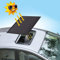 WOPUS Parasol de Coche Ajustable de Uso General, Adecuado para aislar los Rayos Ultravioleta, Insectos bebé, Cortinas de Malla Transpirable para Coche, Cubierta de Techo (Cubierta de claraboya Negra)