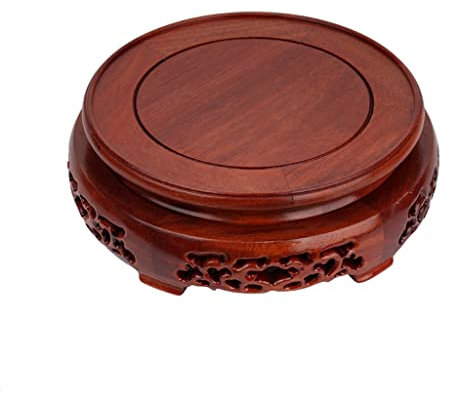 WRLRUILIAN Vasenständer Wohnzimmer Bonsai Base Home Pflanze Display Stand Holz Vase Stand Home Jade Teekanne Display Stand Innen Blume Topf Stand Statuenbasis (Size : L)