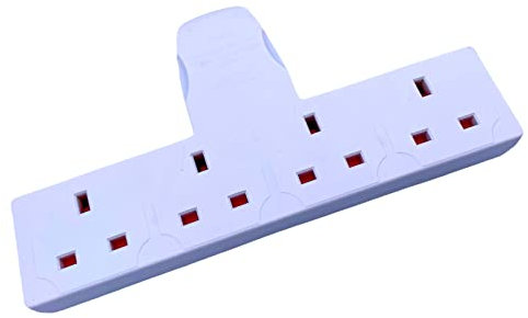 Septal 4 Way Socket Adapter Mains Plug Adaptor Convert Extender 3 PIn UK Plug