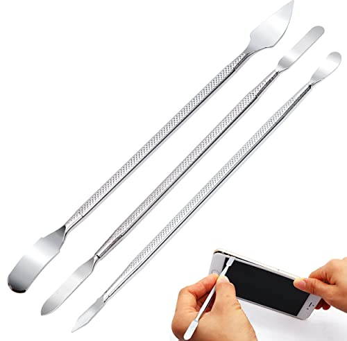 3 Pezzi Strumento di Smontaggio del Piede di Porco in Metallo Set di Spudger in Metallo a Doppia Estremità per Tablet iPad Laptop Dispositivo Elettronico Telefoni Cellulari