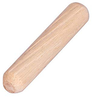 50Pcs Chevilles en Bois, Goupilles Rondes Bois Cannelées pour Tiroirs D'armoires Tiges D'artisanat Cannelées Cylindriques Chevilles pour L'assemblage Meubles Projets Menuiserie (M6x40mm)