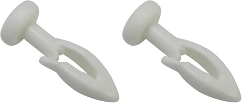 GARDINIA Gleiter, Kunststoff, weiß, 0.1, 30 (Packung mit 2)