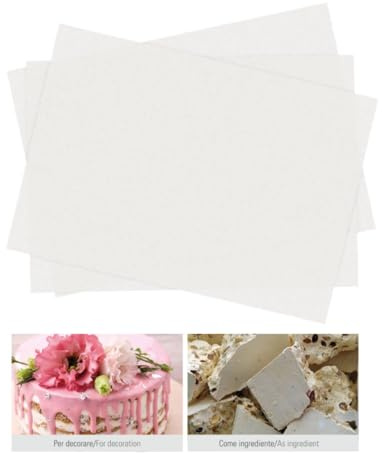 Decora 0321127 Confezione da 100 Fogli Ostia Formato A4 Sottili New