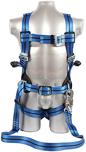 SwaYve Harnais de Sécurité, Harnais de Protection Contre Les Chutes, Ceinture de Sécurité Anti-Chute Industrielle Pour Le Développement Extérieur de La Construction D'Escalade