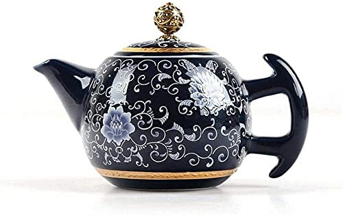 CAFIEDR Teekanne Creme Teekanne Farbe Teekanne Teekanne Tee-Set Teekanne Keramik Haushalt Handbemalte Gold Teekanne Kleine Teekanne Einzelne Chinesische