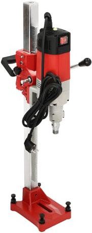 Kernbohrgerät Handgeführt 2300W,Kernbohrmaschine 740rpm Maximum Drilling 80cm Bohrdurchmesser max 165mm Fur Bohren verstärktem Beton rotem Backstein Marmor etc