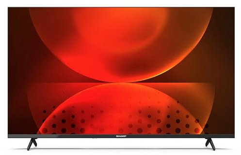 SHARP 43FH2EA - 43 Zoll Fernseher (108 cm) Full HD Android TV - Gaming & Streaming LED Smart TV ohne Rahmen (HDMI, Receiver, Chromecast, Bluetooth) - Netflix, Prime, YouTube, Disney+, Apple TV