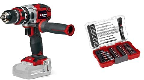 Einhell Taladro percutor con batería TP-CD 18/80 Li-i BL-Solo Professional Power X-Change (18 V, sin escobillas, 80 Nm, func. de perfor. por percusión, portabrocas de 13 mm, +Einhell M-Case 39P
