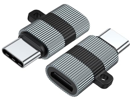 Qsvbeeqj Adaptateurs courts USB C vers USB de type C femelle vers micro USB mâle, adaptateurs de charge pour téléphone et ordinateurs portables