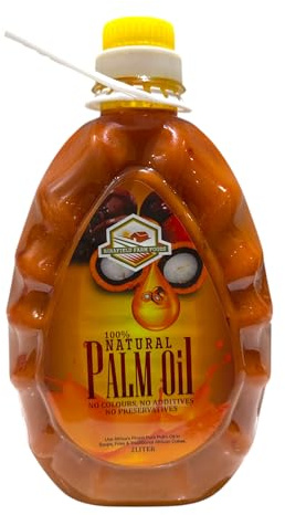 RIRAFIELD FARM FOODS 100% Natural Palm Oil, 2 Litre, No Colours, No Additives, No Preservatives