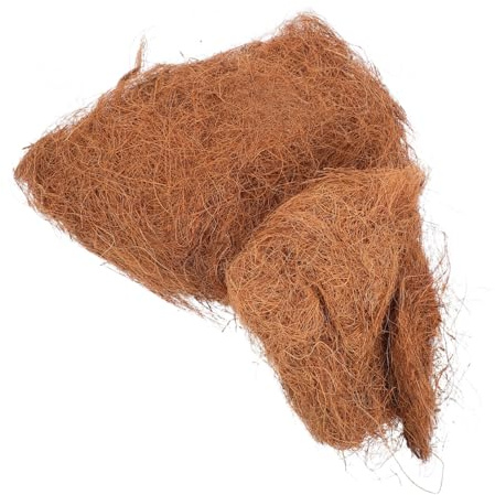 HAPINARY Fågelbo Kokosnöt Strimlad Undulat Kokosnötshus Kokosnöt Fågelbo Fågel Kokosnötbo Finkbon För Burar Simulerat Fågelbo Kokosfiber För Fågelbo Småfåglar