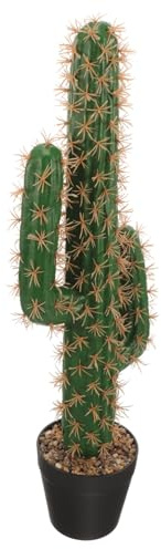TOYANDONA Cactus Artificiale in Vaso Grande Decorazione Bonsai Pianta Grassa Finta Per Ufficio Casa Giardino Bassa Manutenzione e Versatilità D'uso Interno Esterno