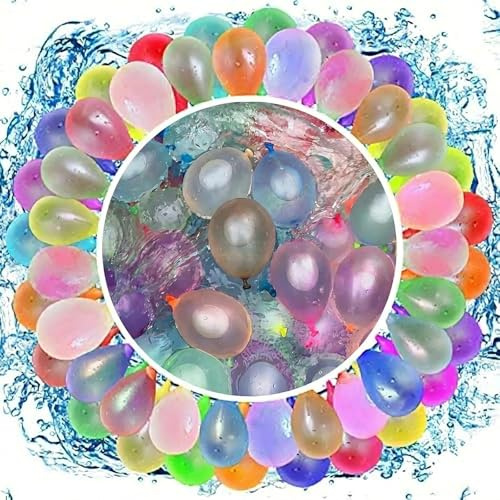 200pcs+,8 Second Rapid-Filling Self-Sealing Water Bombs, Water Balloons for Kids Easy Fill, Eco-Friendly, for Outdoor Garden, Beach, Pool Party Fight, Water Toy