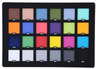 Sxhlseller Pixel Perfect Camera Colour Correction Card, 5.7x4.1inch for Photo and Video, Reference Tool Grey Card Target White Balance Exposure Temperature Color Calibration Chart