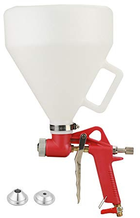 Ausla Trichterpistole, 6L Putzpistole Spritzpistole, Einlassdurchmesser BSP1 / 4inch, mit 4mm, 6mm und 8mm Düsen, für Wandputz