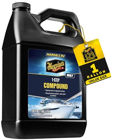Meguiar's M6701 One Step Compound – 3,8 l, Blau, 400 ml (1 Stück)