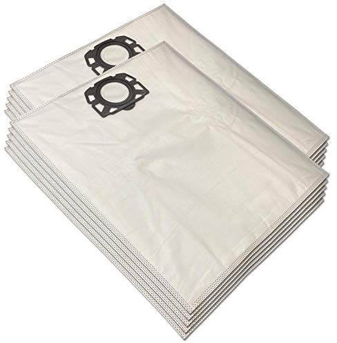 10 Vacuum Cleaner Dust Bags For Kärcher MV4, WD4, MV5, WD5, 2.863-006.0
