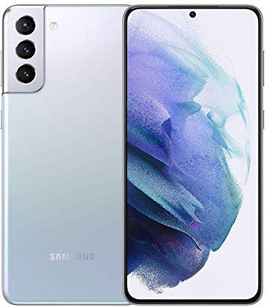 Samsung Galaxy S21+ 5G Smartphone SIM Android Mobile Phone Phantom Silver 256GB (French Version)