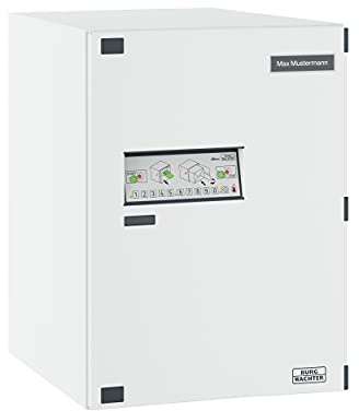 Burg Wächter Paketbox eBoxx für draußen, für alle gängigen Paketdienste, Witterungsbeständig, verzinkter Stahl, 197 l Volumen, GV 645 W, Weiß (ähnlich RAL 9010), 41940