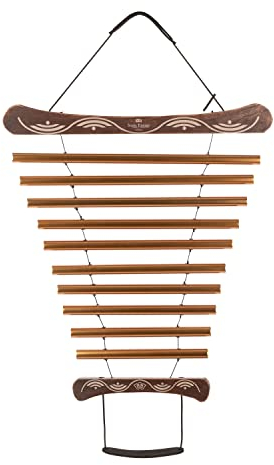 Sonic Energy Meditation Flow Chime – 10 Töne Klangspiel, D Dur, 440 Hz – Für Meditation und Therapie – Inkl. Tasche und Schlägel (MFC10DMAB)