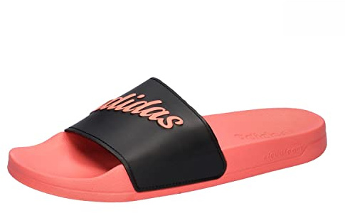 adidas Damen ADILETTE SHOWER, Coral fusion / Core black / Coral fusion, 42 EU