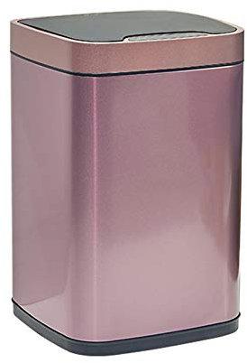 Poubelle Cuisine Poubelle automatique carrée avec couvercle en acier inoxydable Poubelle à induction intelligente Can Chambre de salon Chambre ménagère Poubelle de salon peut, 2,3 gallons / 3,1 gallon