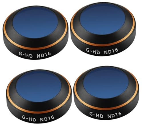 Gadpiparty 4stücke Nd-Filter Mit Wasserdichtem Aluminiumlegierungsrahmen Für Drohnen Multi-Coated Objektivfilter Für Verbesserte Bildqualität Und Farbsättigung Geeignet Für
