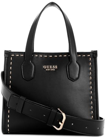 GUESS Silvana 2 Compartment Mini Tote XS Black