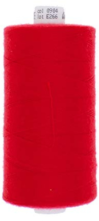 1000 Meter Polyester Nähgarn Knopflochgarn Ziergarn Jeansgarn Stärke 30 Ariadna TALIA (904 - rot)
