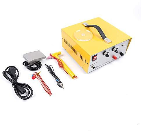 80A Dx-808 Puls Spot Welder Gold Silber Schmuck Spot Welding Tool 220V 400W Schmuckschweißgerät Laser Spot Schweißgerät Schmuck Werkzeug Pulse Sparkle Spot Welder